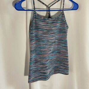 Athleta Multicolor Striped Kids Top